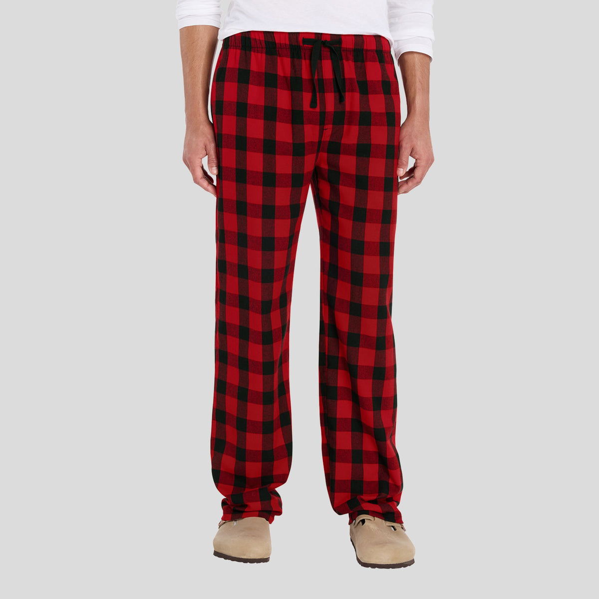Flannel Pocket Pant | Red/ Black Buffalo Check
