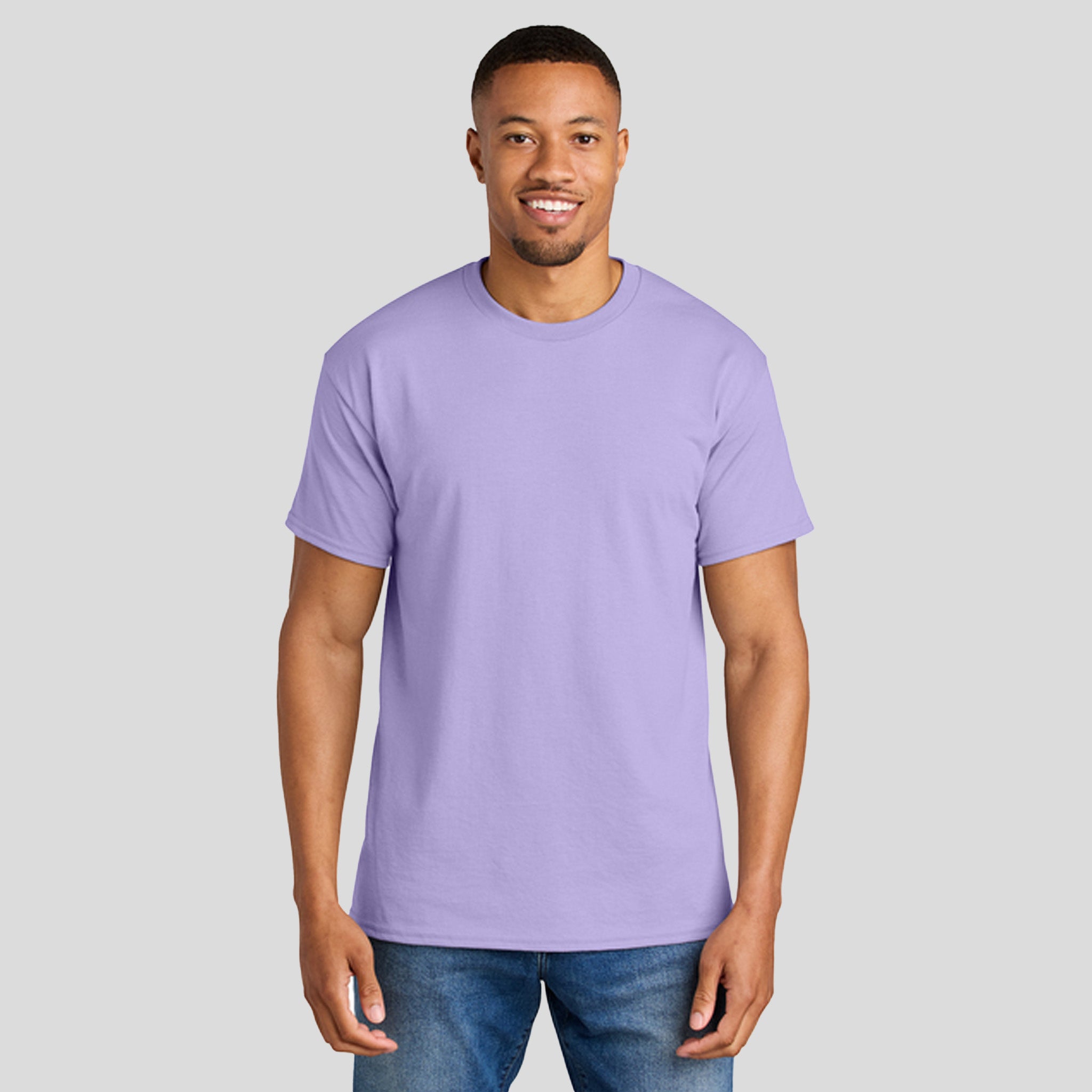 Gildanยฎ DryBlendยฎ 50 Cotton/50 Poly T-Shirt | Orchid