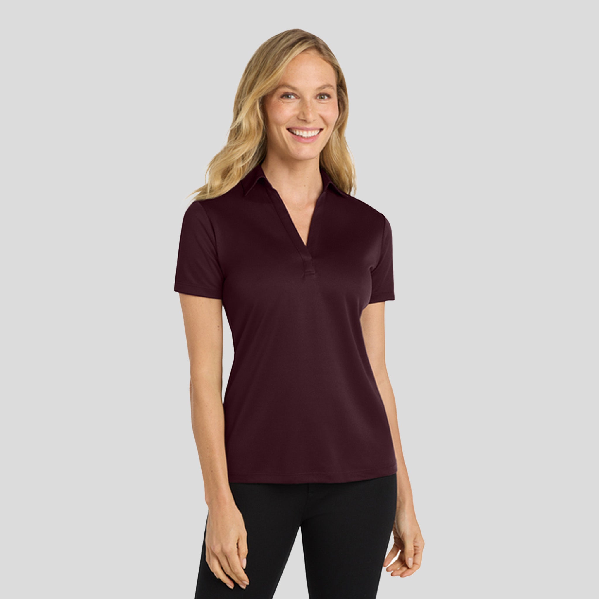 Women's Silk Touchโข Performance Polo | Maroon