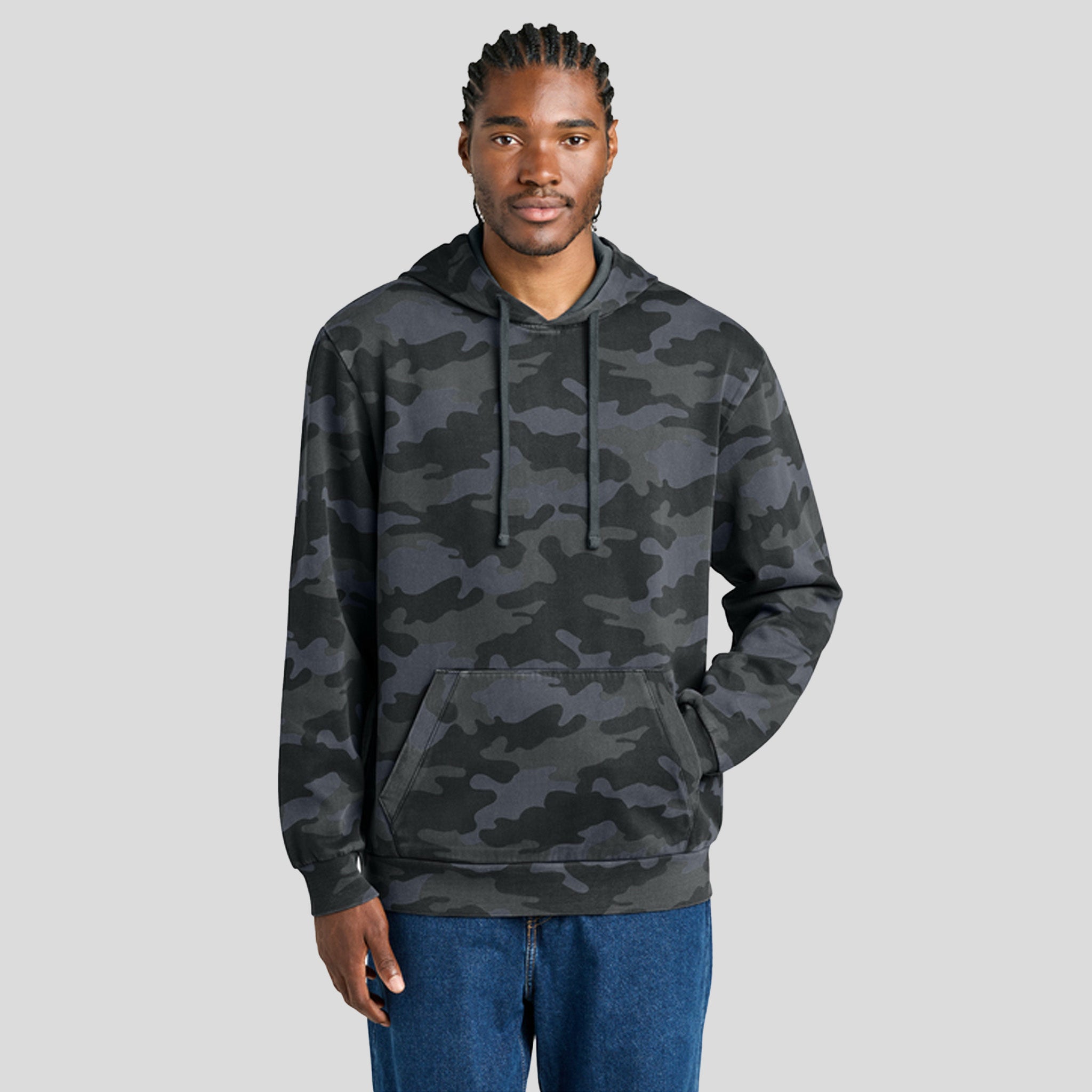 Men's Washβ’ Camo Fleece Hoodie | Graphite